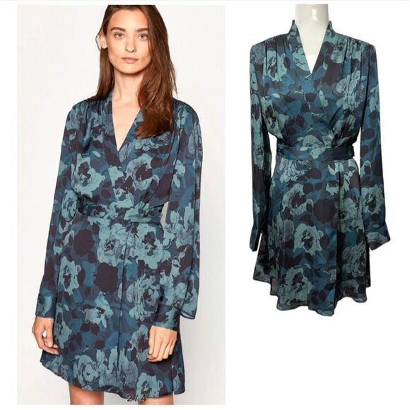 EQUIPMENT Allaire Dress. NWT !! Knee-length Dress Floral Print Size 8 Medium - Picture 1 of 16